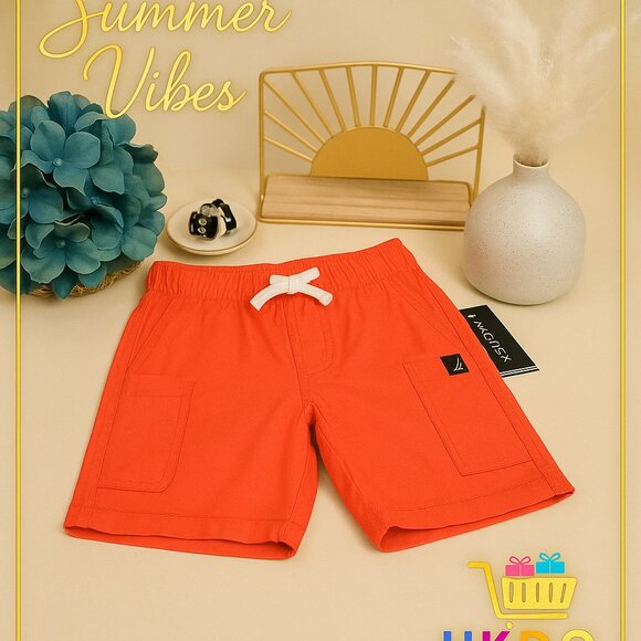 Nautica Boys Teaberry Shorts | Soft Cotton Comfort 4T - Picture 1 of 13